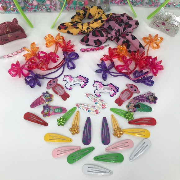 Little Girls BFF or Sisters Matching Hair Accessories Bundle - Picture 3 of 8